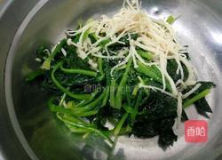 菠菜拌金针菇的做法图解6
