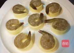 日本豆腐蒸虾仁的做法图解4