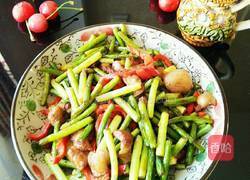 肉炒蒜苔的做法图解8