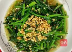 蒜蓉炒菠菜的做法图解5