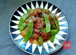 青扁豆炒腊肉的做法图解14