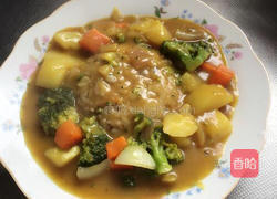 蔬菜咖喱饭的做法图解4