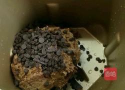 低糖可可巧克力豆麻薯面包圈的做法图解4