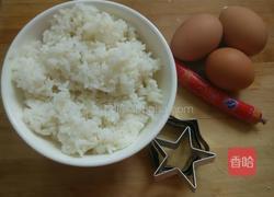 剩米饭鸡蛋饼的做法图解1