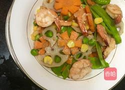 杂蔬炒虾仁的做法图解6