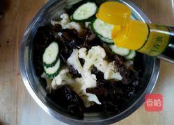 凉拌木耳菜花的做法图解7