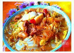 白菜炖粉条的做法图解10