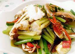 香辣炒蟹的做法图解8