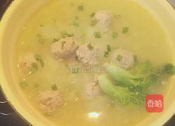 冬瓜汆丸子汤的做法图解5