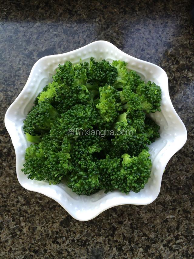 控干水装入盘子