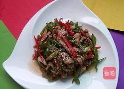 尖椒炒肉丝的做法图解7