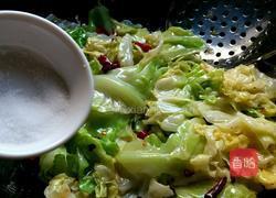 干煸手撕包菜的做法图解7