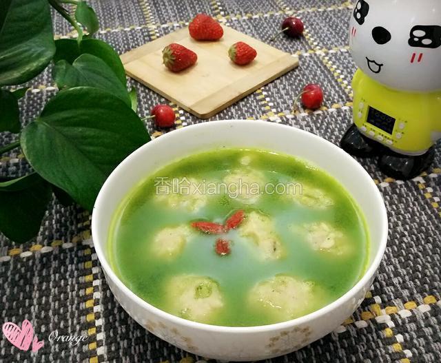 菠菜鱼丸汤