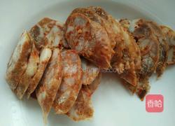 腊肠炒蒜苔的做法图解2
