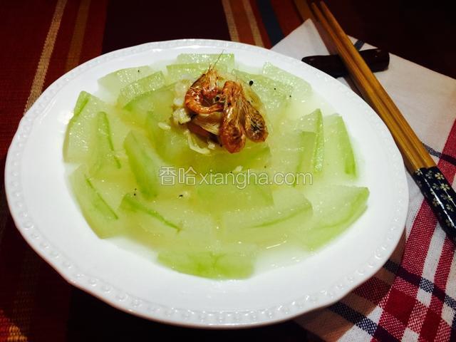 清炒冬瓜虾皮