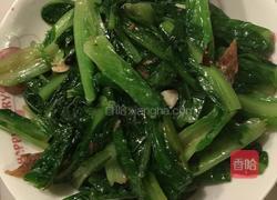 豆豉鲮鱼炒麦菜的做法图解5