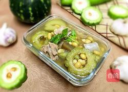 黄豆苦瓜排骨汤的做法图解8
