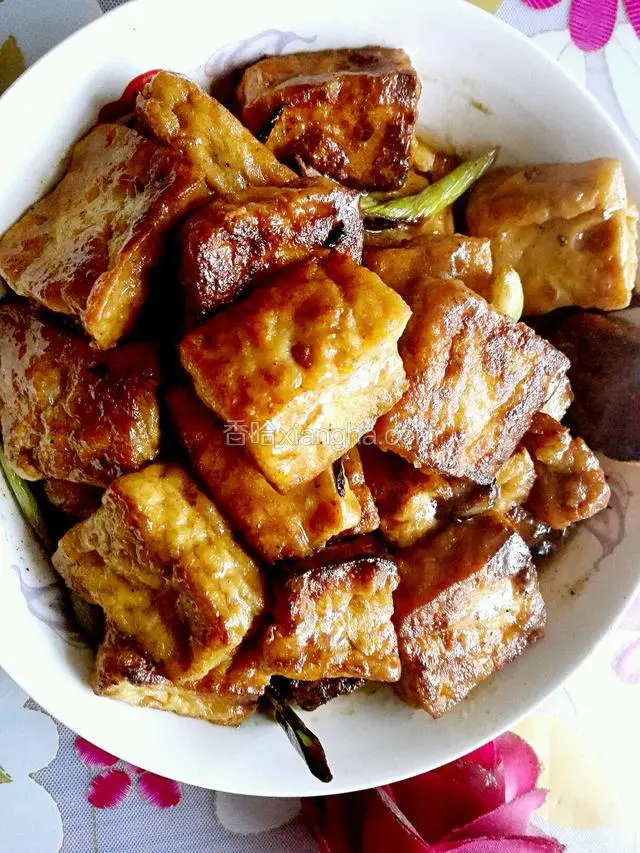 大葱炒豆腐