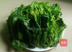 菠菜汁的做法图解1