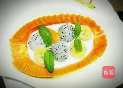 牛奶木瓜盅的做法图解8