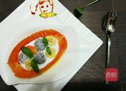 牛奶木瓜盅的做法图解9