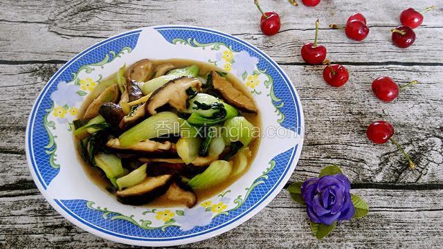 清炒香菇油菜