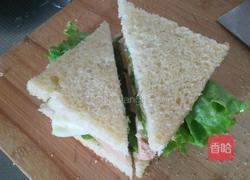 火腿蛋三明治的做法图解11