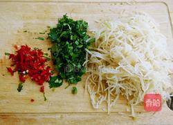 香菜辣椒腌芥菜的做法图解2
