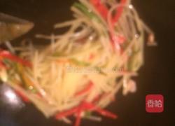 青红椒炒土豆丝的做法图解5