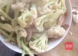 小炒有机菜花的做法图解4