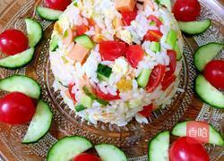 火腿肠鸡蛋炒饭的做法图解7