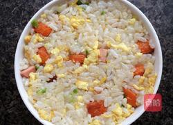 香肠胡萝卜蛋炒饭的做法图解10