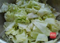 爆炒烧肉甘蓝菜的做法图解3