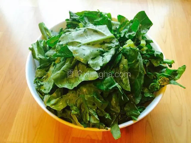 洗干净的菜。
