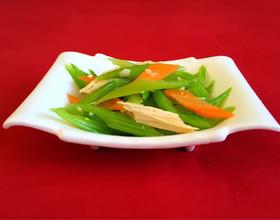 西芹凉拌腐竹[图]