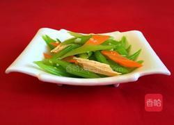 西芹凉拌腐竹的做法图解4