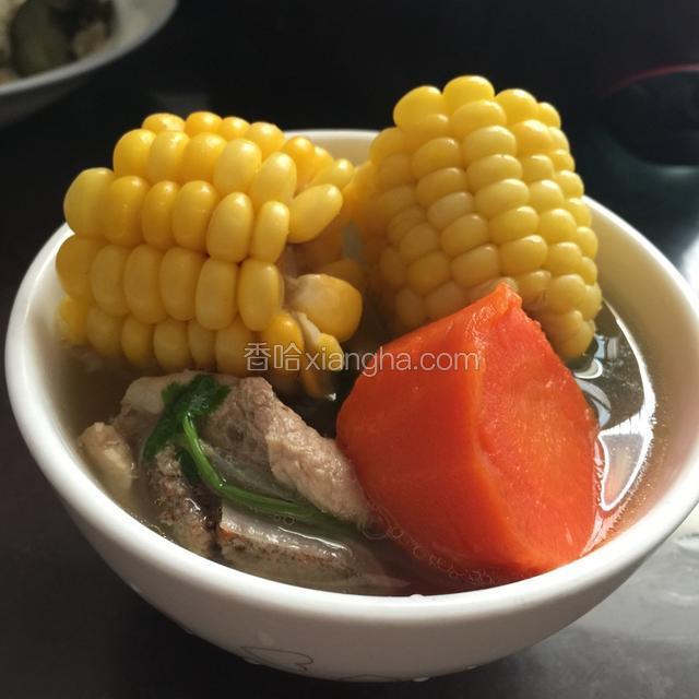 排骨炖玉米