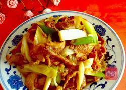 葱爆肉的做法图解8