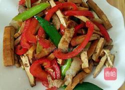 五花肉青蒜炒豆干的做法图解8