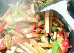 五花肉青蒜炒豆干的做法图解7
