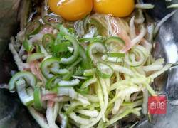 西瓜皮鸡蛋饼的做法图解3