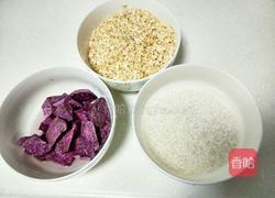 紫薯燕麦粥的做法图解2