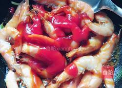 番茄大虾的做法图解7