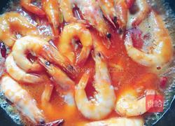 番茄大虾的做法图解8