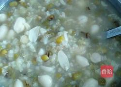 绿豆花生粥的做法图解4