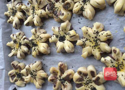 花朵.豆沙杏仁酥饼的做法图解11