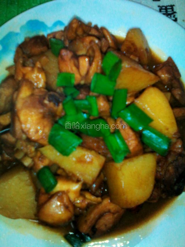 鸡肉炖土豆