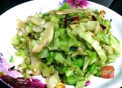 呛炒包菜的做法图解6