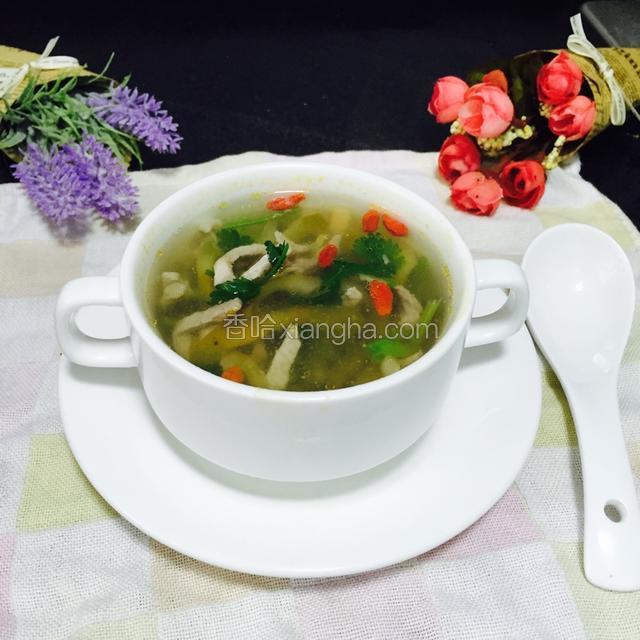榨菜肉丝汤
