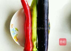 青椒茄子丝的做法图解1